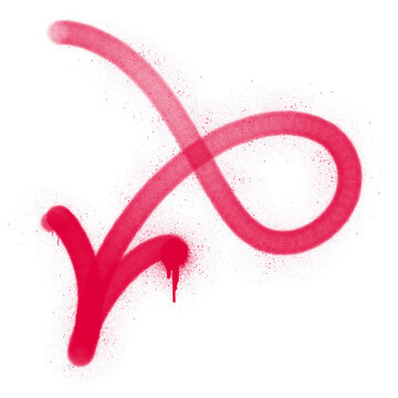spray arrow graffiti street style design element