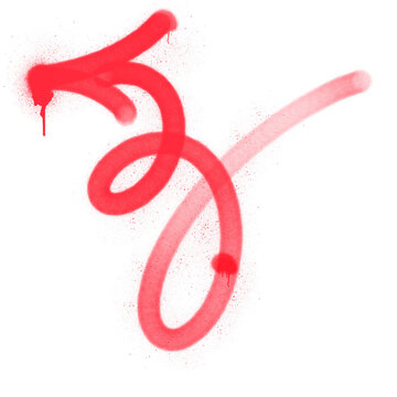 spray arrow graffiti street style design element