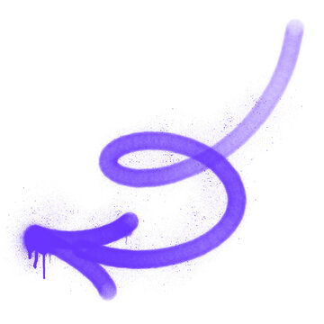 spray arrow graffiti street style design element