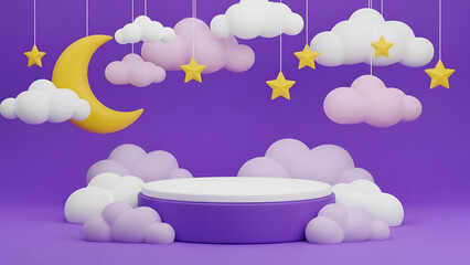 Dreamy night sky display