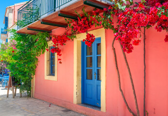 Street in Kefalonia, Greece
