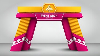 Event arch entrance decoration