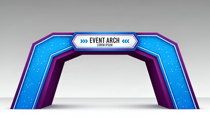 Event arch welcome sign