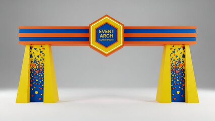 Event arch entrance