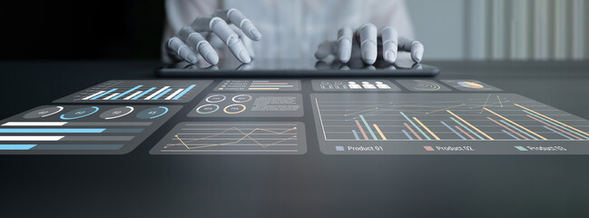 AI enables smart data visualization tools that analyze patterns, predict trends, and provide real-time business intelligence insights. Parse