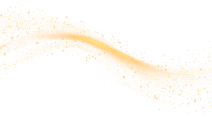 Gentle Flowing Wave of Golden Sand Particles