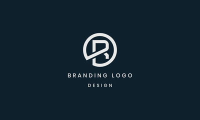 Letter R logo vector with abstract shape design template icons for business of luxury, elegant, simple.