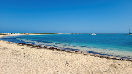 View of the Gulf of Mexico from Fort Jefferson on Dry Tortugas Island, Florida