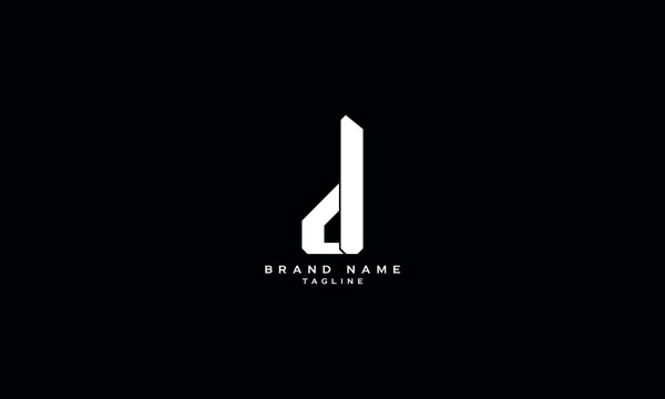 CD DC C AND D Abstract initial monogram letter alphabet logo design
