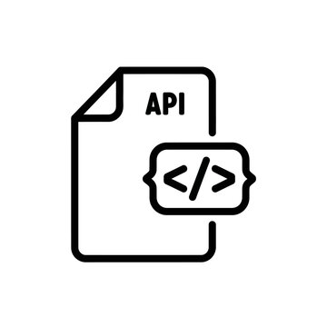 API Code File Illustration for Software Development and Programming