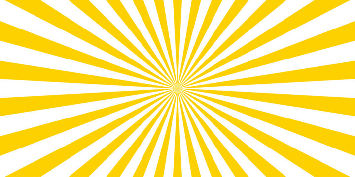 Retro vintage burst sunrise sunbeam element with spiral striped pattern. Funky ray elements with Classic vintage rays design. Radial rays light retro design with reminiscent of circus themes	
