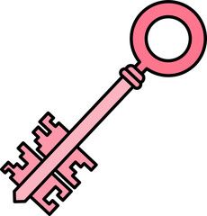 Decorative Vintage Key Icon