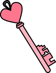 Antique Style Key Graphic