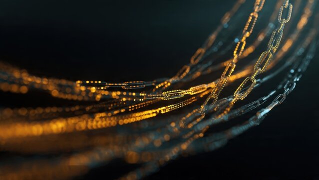 Golden Digital Chains - Powered by Adobe