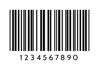 Barcode isolated. Code stripes sticker, Barcode labels. Simple fake bar code, Bar code for web design, product distribution icon