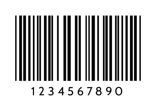 Barcode isolated. Code stripes sticker, Barcode labels. Simple fake bar code, Bar code for web design, product distribution icon