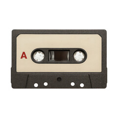 Fototapeta premium PNG Vintage cassette tape audio element.