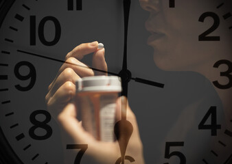 Prescription Medicine and Daily Health Routine
