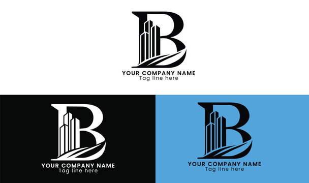 B real estate logo