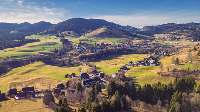 Bernau in the Black Forest (Schwarzwald) in Baden-W&uuml;rttemberg, Germany