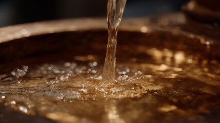 High intensity cleaning displays powerful water pressure concentrated into a precise jet, showcasing force, reach, and professional-grade results. cinematic color correction, natural uneven