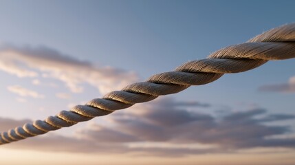 Isolated connection shown through abstract network gap bridged by single line, digital technology background, communication tension, minimalism and modern cyber concept cinematic color correction,