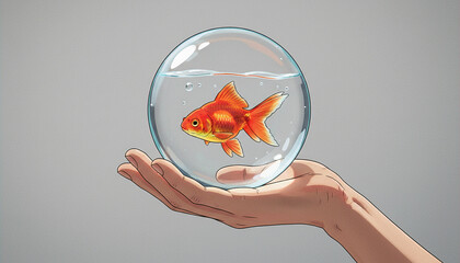 Cow wearing sunglasses walking on rooftop with city skyline background  