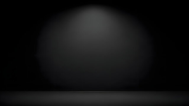 dark gray sphere on black background.