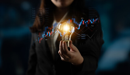 Candlestick chart visualizing financial market trends, investment patterns, price fluctuations, and trading strategy in capital and digital asset markets Latch