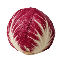Fototapeta premium PNG Fresh vibrant red radicchio vegetable
