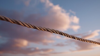 Isolated connection shown through abstract network gap bridged by single line, digital technology background, communication tension, minimalism and modern cyber concept cinematic color correction,