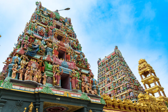 Couleurs sacr&eacute;es du temple hindou- jaffna au Sri lanka