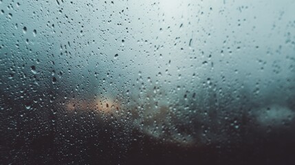 Obraz premium window with raindrops