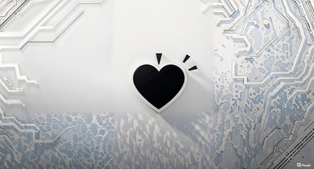 abstract background with a hole