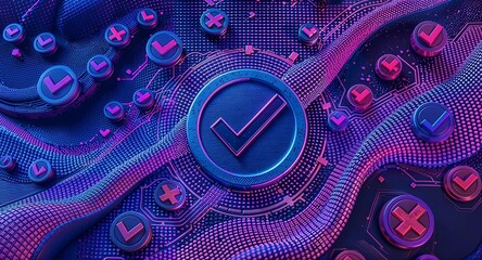 abstract background with purple flowers