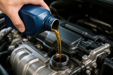 Change process automotive garage instructional engine maintenance view vehicle care tips