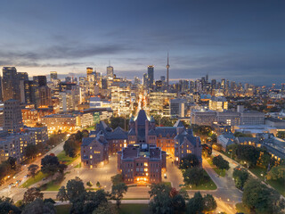 Obraz premium Toronto, Ontario, Canada Panoramic Views