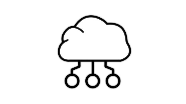 cloud animated icon