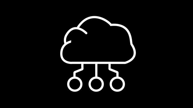 cloud animated icon