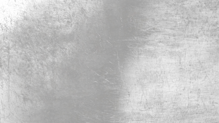Metal texture background. Silver brushed steel or aluminum plate. Industrial style design