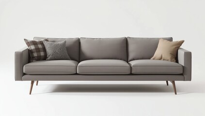Obraz premium Modern sofa on white background