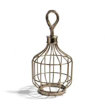 Wire muselet cage champagne cork wire metal cage for beverage packaging and festive celebration beverage art