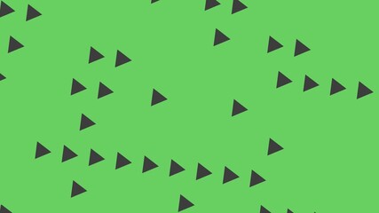 This seamless loop features dark geometric triangles animating across a bright green screen. An versatile background or overlay for nature, growth, or technology themes. - Powered by Adobe