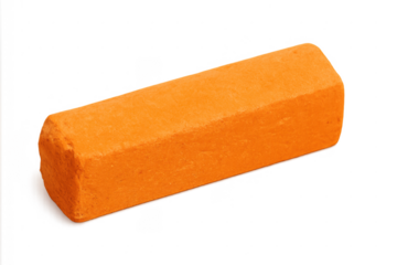 Orange soft pastel chalk stick art supply