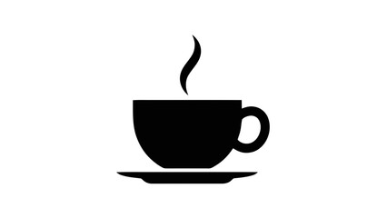 Fototapeta premium Vector illustration of a steaming hot beverage cup, perfect for morning drinks on transparent background