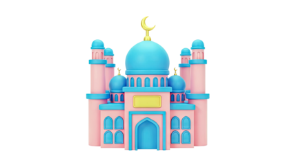 3D Cartoon Mosque