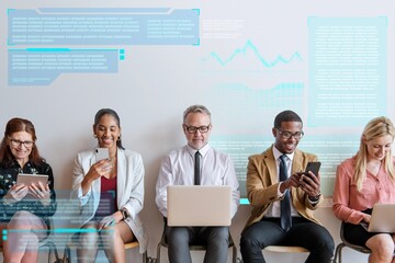 Diverse business people