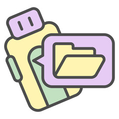 Flashdisk illustration