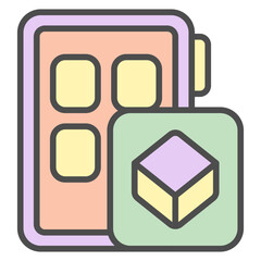 Mobile app illustration