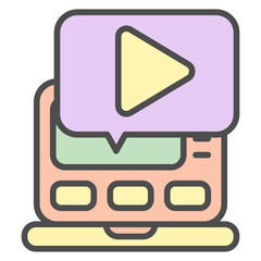 Streaming illustration